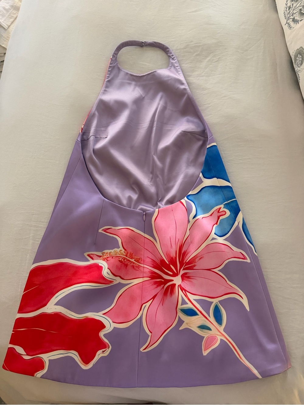 Retrofête Drexley Dress Hibiscus Lavande - Picture 5 of 8